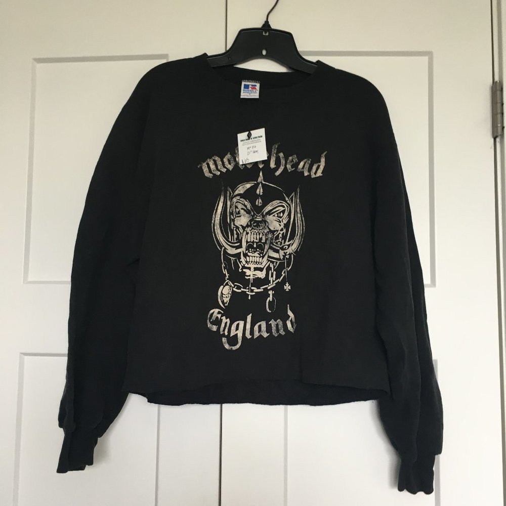 NWT Motorhead Cropped Sweatshirt